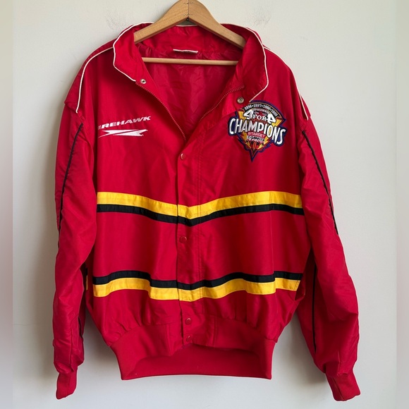 Vintage Firestone Racing Target Ganassi 4x Champ Jacket IndyCar Firehawk Medium - Picture 1 of 7